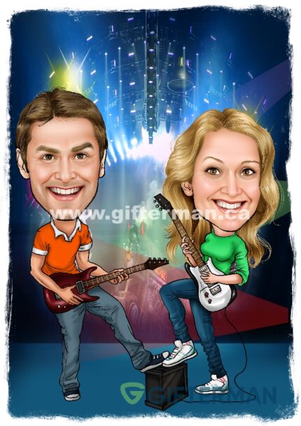 Couple Caricature - GM105