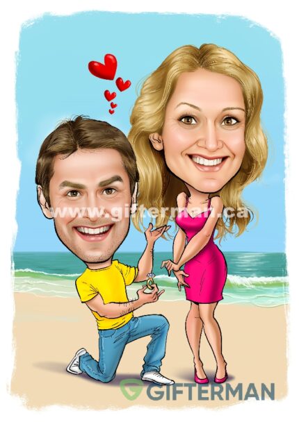 Couple Caricature - GM106