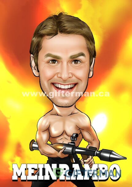 Superhero Caricature - GM157